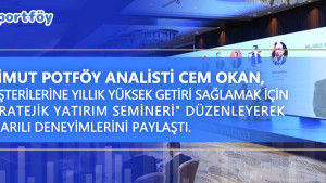 Azimut Portföy analisti Cem Okan, müşterilerine yıllık yüksek getiri sağlamak için “Stratejik Yatırım Semineri” düzenleyerek başarılı deneyimlerini paylaştı. Copy Azimut Portföy analisti Cem Okan, müşterilerine yıllık yüksek getiri sağlamak için “Stratejik Yatırım Semineri” düzenleyerek başarılı deneyimlerini paylaştı. Copy